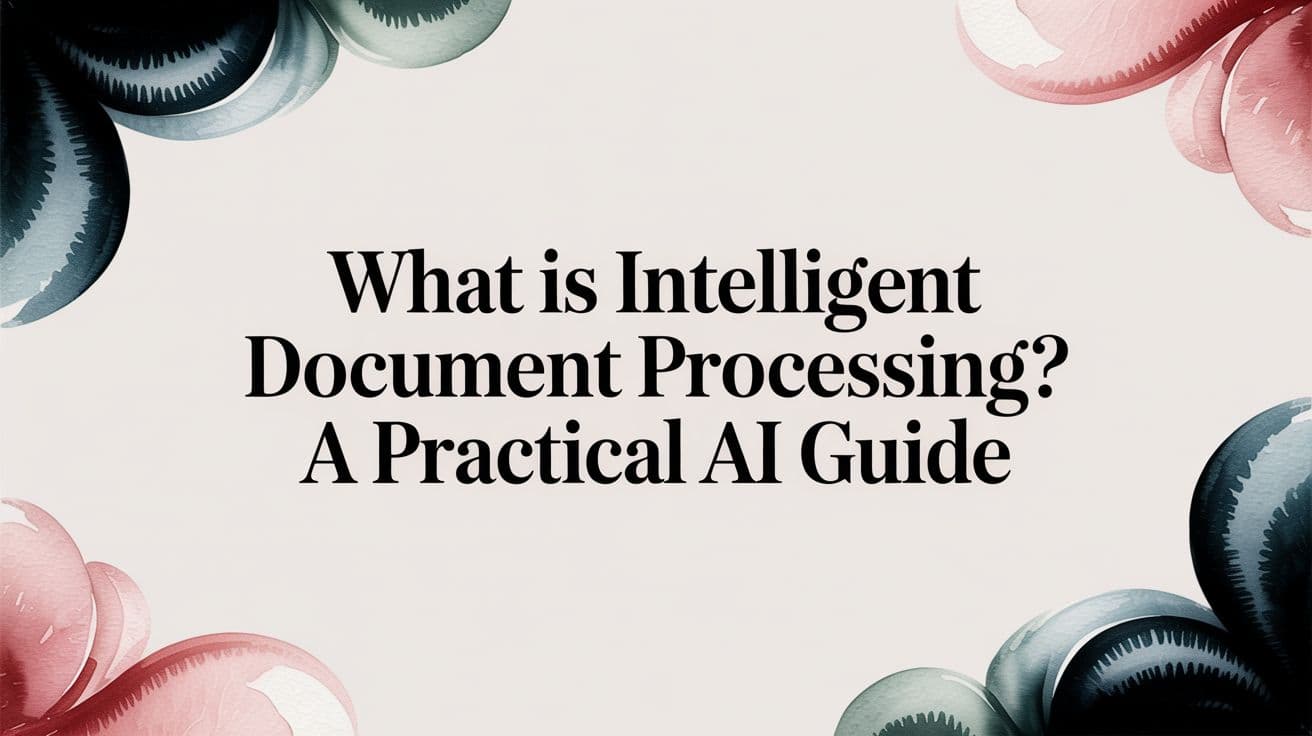 What is Intelligent Document Processing? A Practical AI Guide