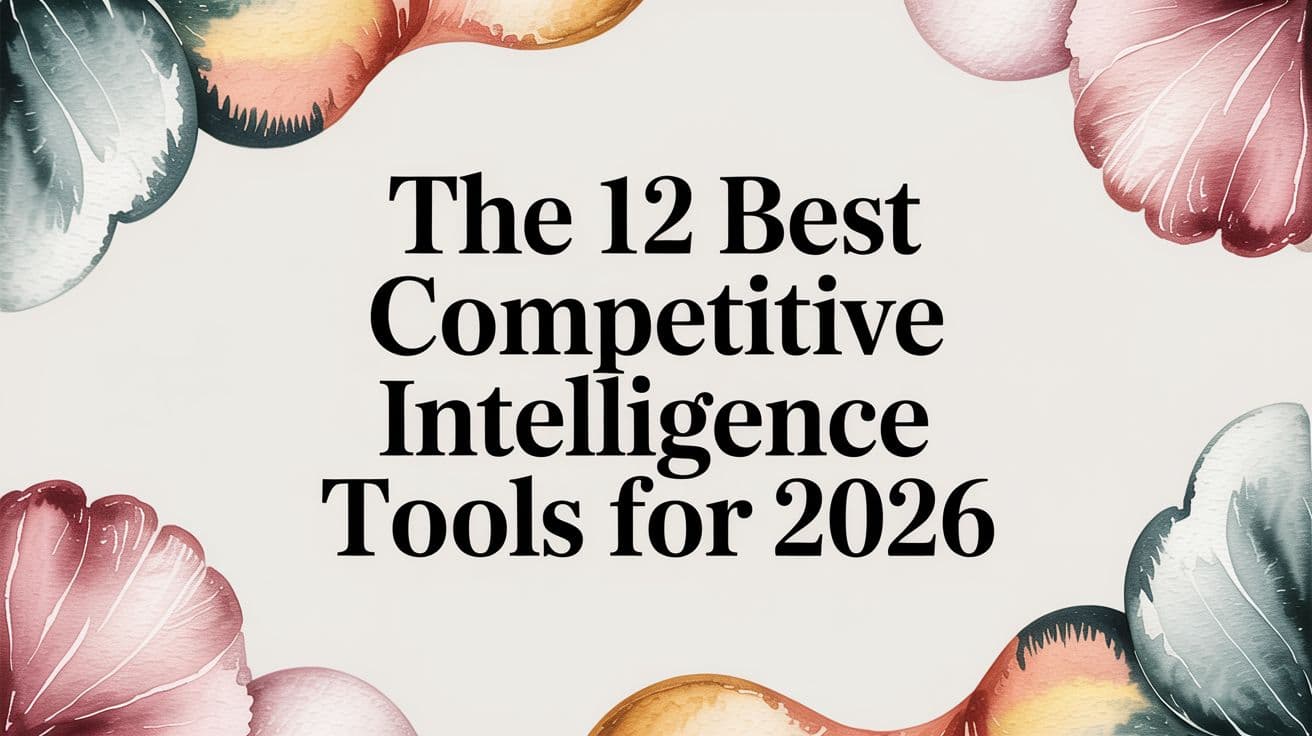 The 12 Best Competitive Intelligence Tools for 2026