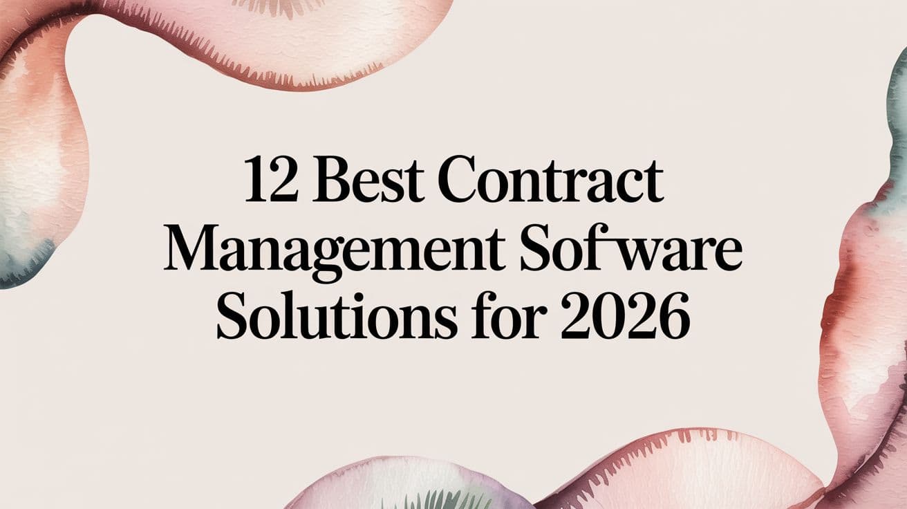 12 Best Contract Management Software Solutions for 2026