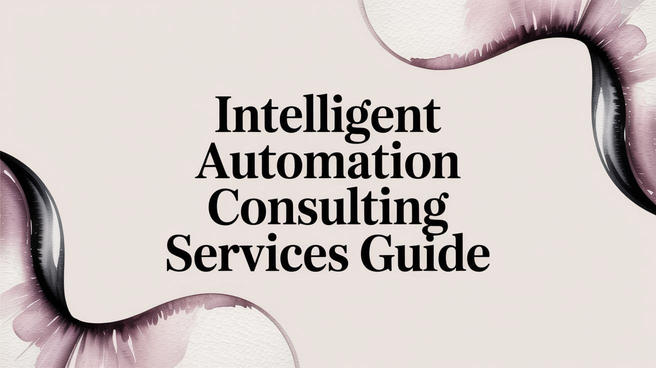 Intelligent Automation Consulting Services Guide