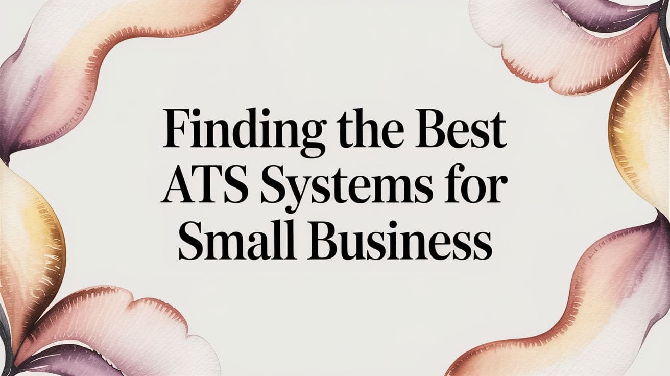 Finding the Best ATS Systems for Small Business