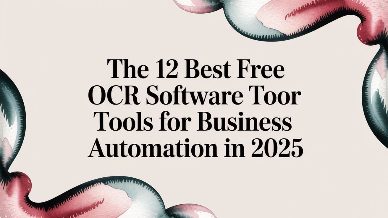 The 12 Best Free OCR Software Tools for Business Automation in 2025
