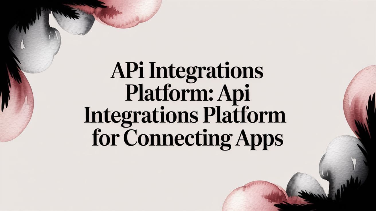 Api Integrations Platform: api integrations platform for connecting apps