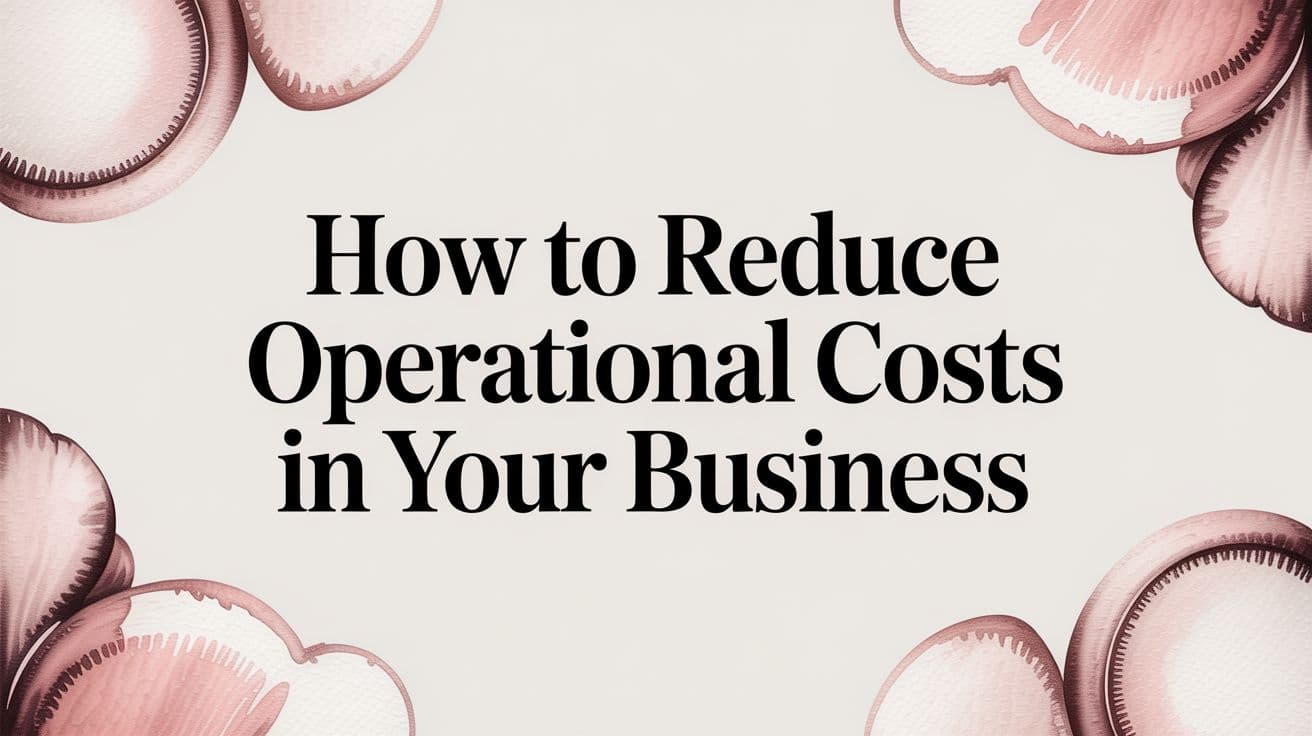 How to Reduce Operational Costs in Your Business