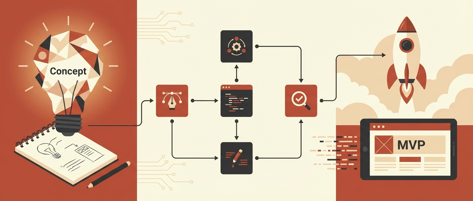 From Concept to MVP: A Step-by-Step Software Development Process for Startups